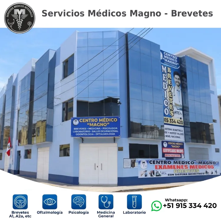 Persona realizando examen médico para brevete